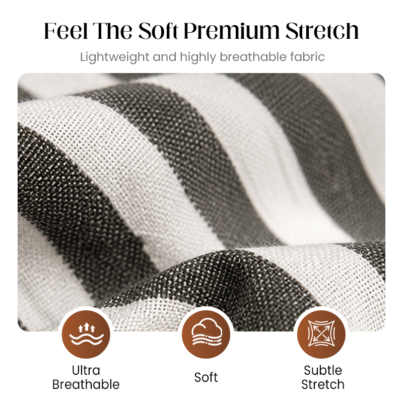 👗 NUR FÜR BEGRENZTE ZEIT: 40 % RABATT! ✨ Set aus gestreiftem Neckholder-Top und Hose – schick, luftig, perfekt für den Urlaub 🌊