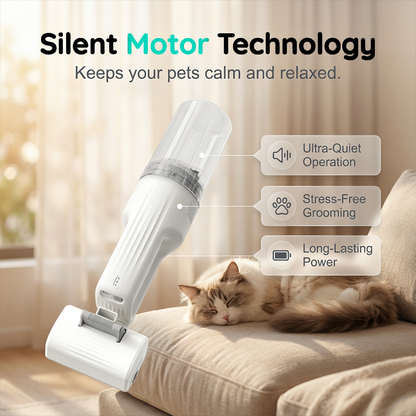 📢📢 JETZT 50 % RABATT!! ⏰🐾 Multifunktionales Haustierpflegeset – leiser Elektro-Entfilzer & Felltrimmer für Katzen & Hunde, saugt lose Haare auf ✂️🔇