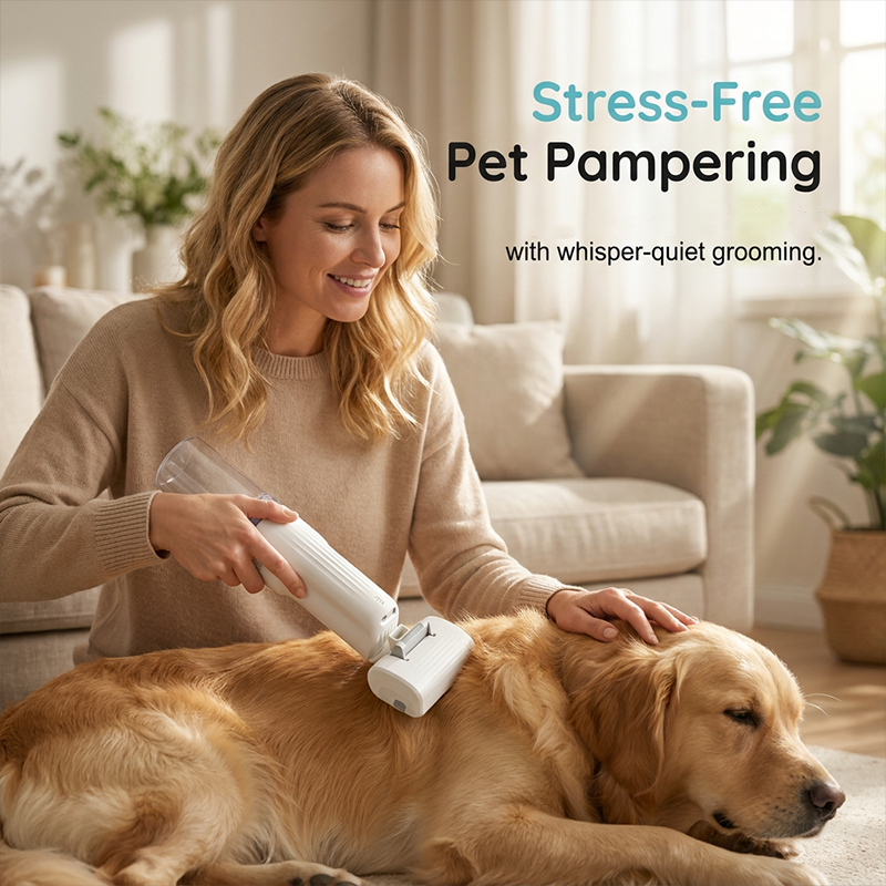 📢📢 JETZT 50 % RABATT!! ⏰🐾 Multifunktionales Haustierpflegeset – leiser Elektro-Entfilzer & Felltrimmer für Katzen & Hunde, saugt lose Haare auf ✂️🔇