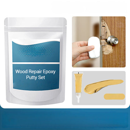 Set aus Epoxidkitt zur Holzreparatur