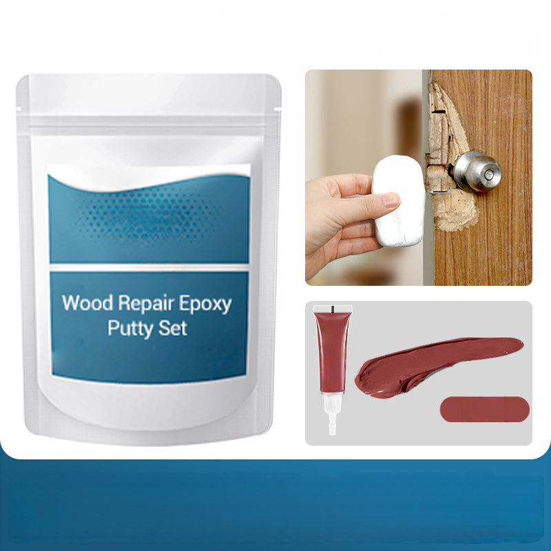 Set aus Epoxidkitt zur Holzreparatur
