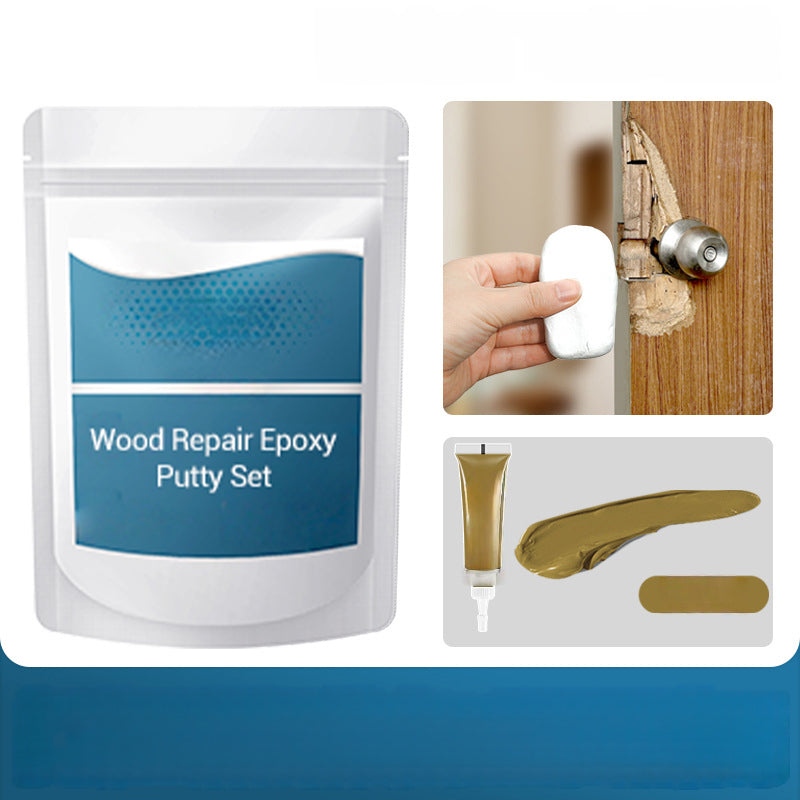Set aus Epoxidkitt zur Holzreparatur