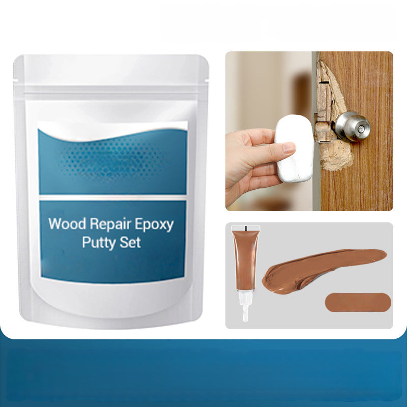 Set aus Epoxidkitt zur Holzreparatur