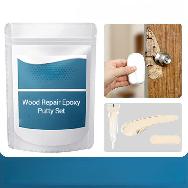 Set aus Epoxidkitt zur Holzreparatur