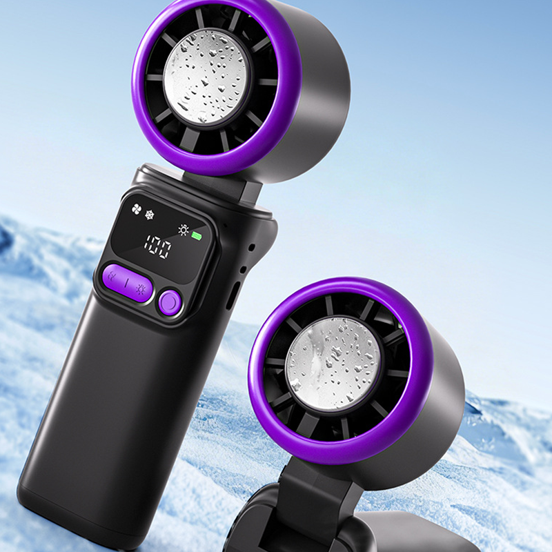 Tragbarer Kühlventilator mit Eiskompressionsplatte