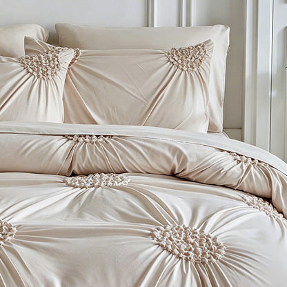 🛏️ 50 % RABATT! ☁️ Elegantes Bettwäsche-Set mit Faltenwurf-Design
