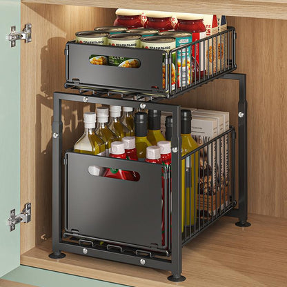 📦 60% RABATT! ⏰ Ausziehbares Aufbewahrungsregal – Höhenverstellbar, ideal für Küche, Bad & Spüle – Ordnung & Stauraum auf kleinstem Raum – praktisch & stabil ✨🏠🧴