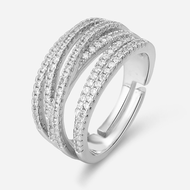 Vintage-Geometrie-Ring im mehrlagigen Stil – moderne Silhouette, vielseitig & perfekt für jeden Tag 💍
