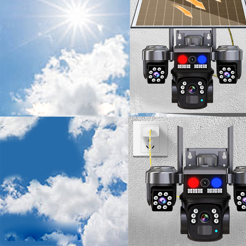 【🔥Limitiertes Angebot – 50% Rabatt】Solarbetriebene Kabellose Überwachungskamera