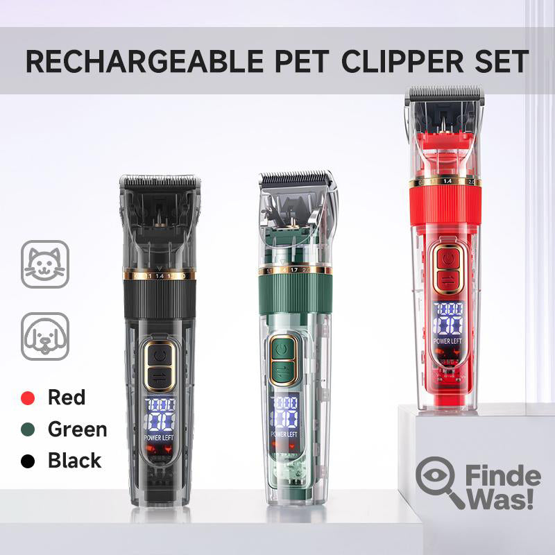 ✂️ Leiser Haustier-Trimmer – wiederaufladbar, leistungsstark & vielseitig – ideal für Hunde & Katzen 🐾
