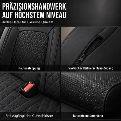 Universelles Autositzbezug-Set aus PU-Leder