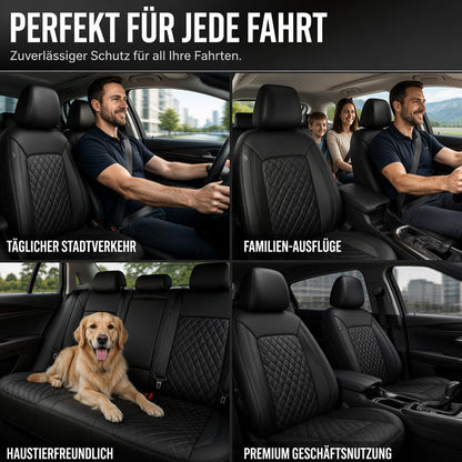 Universelles Autositzbezug-Set aus PU-Leder