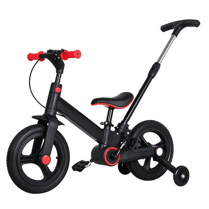 📢📢50% RABATT !!⏰4-in-1 Verwandelbares Kinder-Dreirad, Laufrad & Kinderwagen