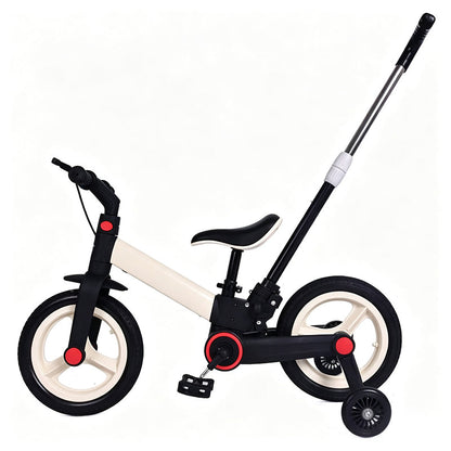 📢📢50% RABATT !!⏰4-in-1 Verwandelbares Kinder-Dreirad, Laufrad & Kinderwagen