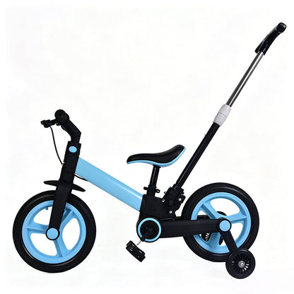 📢📢50% RABATT !!⏰4-in-1 Verwandelbares Kinder-Dreirad, Laufrad & Kinderwagen