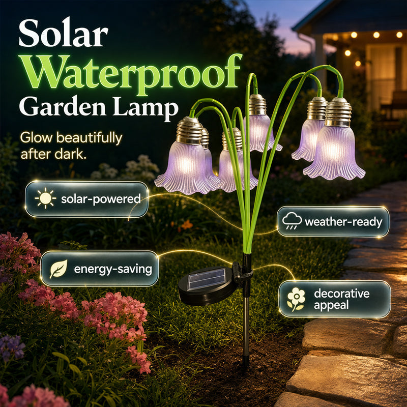 ⏳BEFRISTETES ANGEBOT – 50 % RABATT⏰Solar-Blumenleuchten, Gartendekoration für den Außenbereich💐💡