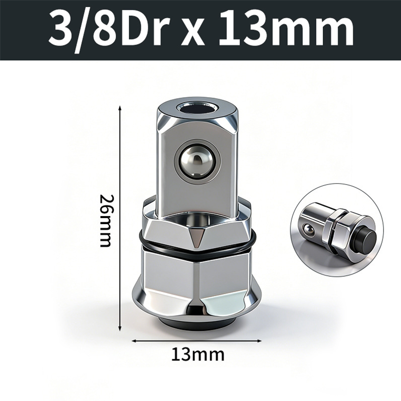📢📢50% RABATT !!⏰CR-V Stahl Ratschenschlüssel-Adapter Steckschlüssel-Konverter-Set