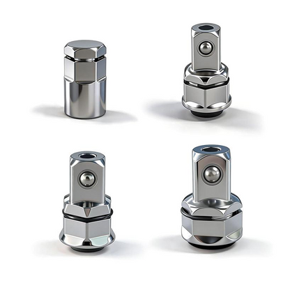📢📢50% RABATT !!⏰CR-V Stahl Ratschenschlüssel-Adapter Steckschlüssel-Konverter-Set