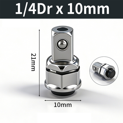 📢📢50% RABATT !!⏰CR-V Stahl Ratschenschlüssel-Adapter Steckschlüssel-Konverter-Set