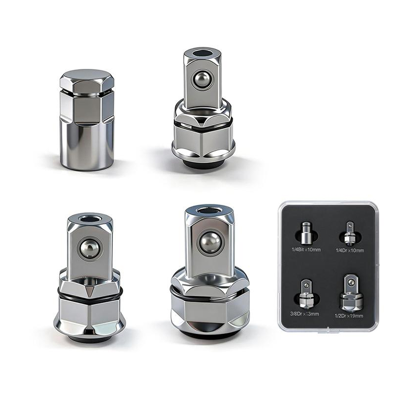 📢📢50% RABATT !!⏰CR-V Stahl Ratschenschlüssel-Adapter Steckschlüssel-Konverter-Set