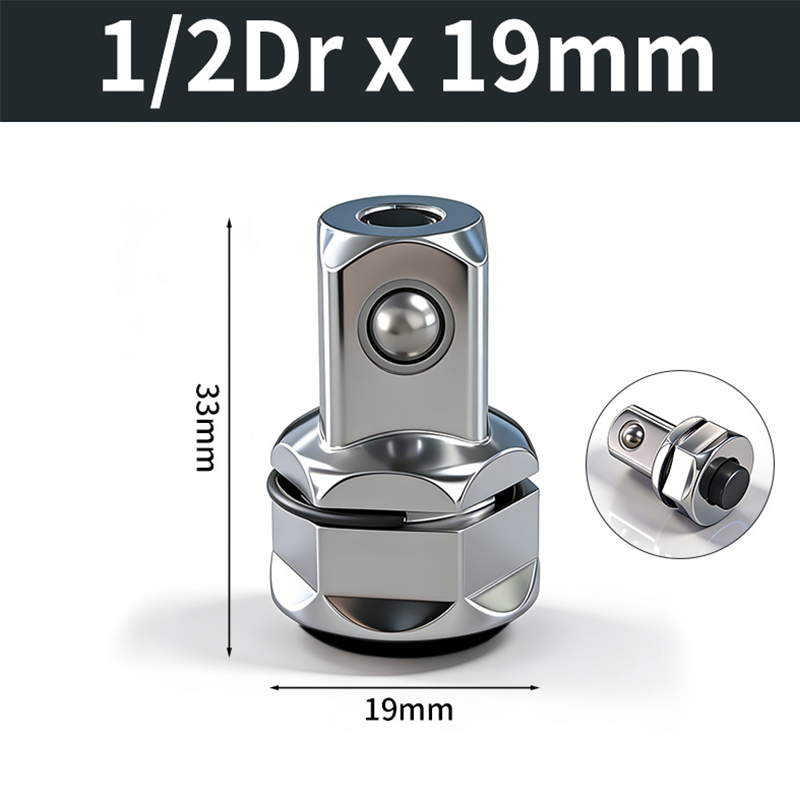 📢📢50% RABATT !!⏰CR-V Stahl Ratschenschlüssel-Adapter Steckschlüssel-Konverter-Set