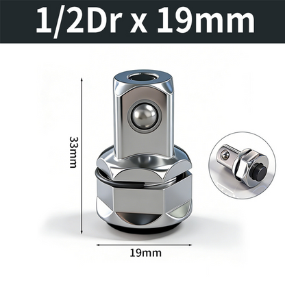 📢📢50% RABATT !!⏰CR-V Stahl Ratschenschlüssel-Adapter Steckschlüssel-Konverter-Set