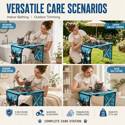 ⏳Zeitlich begrenztes Angebot: 50 % Rabatt⏰2-in-1 Faltbares Haustier-Pflegebett🐱🐶🛋️