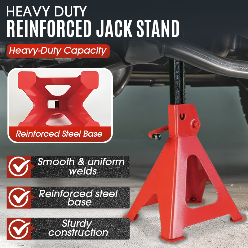 💪 Heavy Duty Reinforced Jack Stand