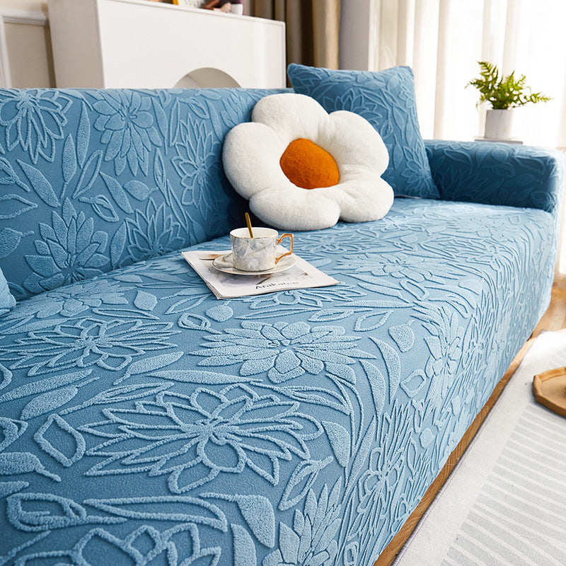🛋️ 50% RABATT! 🌸 Rutschfester 3D-Kamelien-Jacquard-Sofabezug – Dekorative Eleganz, rutschfest & pflegeleicht – Perfekt für stilvollen Möbelschutz im Alltag ✨