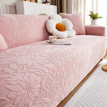 🛋️ 50% RABATT! 🌸 Rutschfester 3D-Kamelien-Jacquard-Sofabezug – Dekorative Eleganz, rutschfest & pflegeleicht – Perfekt für stilvollen Möbelschutz im Alltag ✨