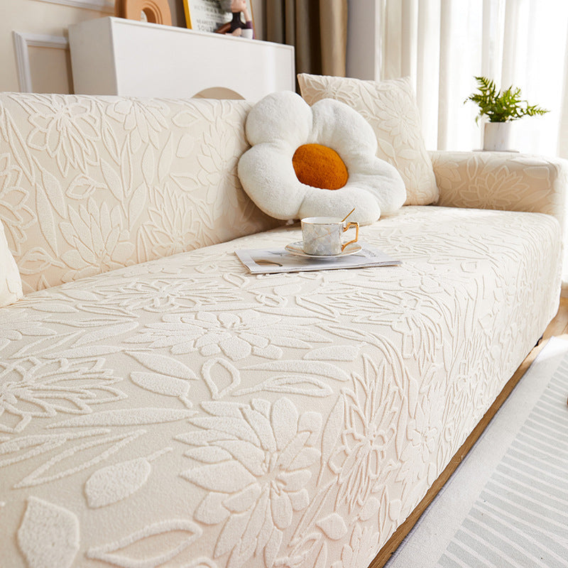 🛋️ 50% RABATT! 🌸 Rutschfester 3D-Kamelien-Jacquard-Sofabezug – Dekorative Eleganz, rutschfest & pflegeleicht – Perfekt für stilvollen Möbelschutz im Alltag ✨