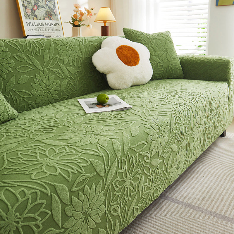 🛋️ 50% RABATT! 🌸 Rutschfester 3D-Kamelien-Jacquard-Sofabezug – Dekorative Eleganz, rutschfest & pflegeleicht – Perfekt für stilvollen Möbelschutz im Alltag ✨