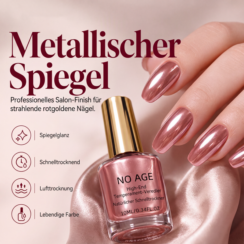 Schnelltrocknender metallischer Nagellack